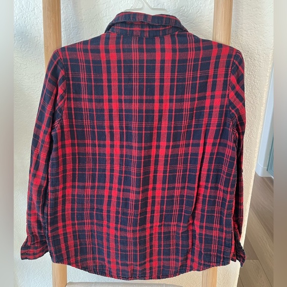 Flannel red and navy size small - Picture 2 of 2
